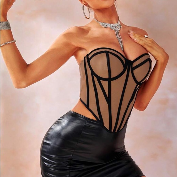 Luxe sexy bustier bralette crop top - Picture 7 of 7